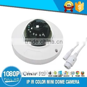 Surveillance FishEyes Lens 2.0MP 1080P HD Network Mini IR Color Dome Camera thumbnail-1
