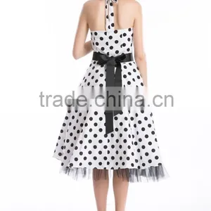Bestdress Audrey Vintage Black 1950's Swing in Stock Plus Size Rockabilly Dress thumbnail-6