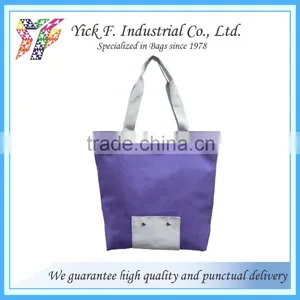 Purple Polyester Folding / Foldable Shopping Bag thumbnail-1