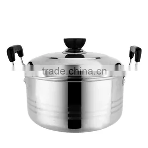 Hot Sale SS410 Stainless Steel Hot Pot Stainless Steel Cooking Pot thumbnail-3