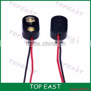 9V Battery Clip Connector Hard Shell I Type 9V T-Style Plastic Surface Battery Clip thumbnail-2