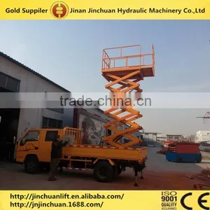 High Quality Hydraulic Vehicle Mounted Scissor Lift Platform/truck Mounted Scissor Lift LHSJCC0.3-10 thumbnail-2