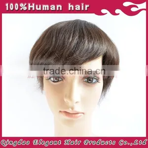 2015 New Style Swiss Lace Virgin Brazilian Human Hair Men Natural Toupee thumbnail-4