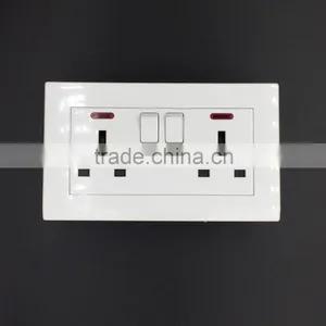 118 Series Double England Type Socket With Double Switch thumbnail-1