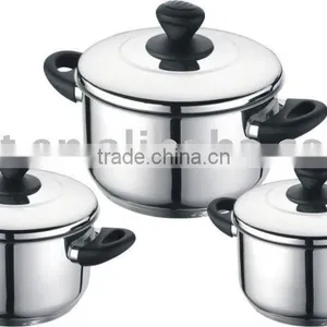 Cheap 6pcs Stainless Steel Pot Set thumbnail-1