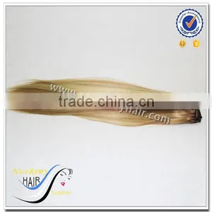 Wholesale Clip in Hair Extension Piano Color Hair 100% Human Hair Clip in Extensions thumbnail-3