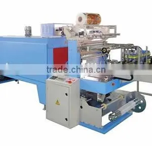 YQ-800A Fully Automatic Sleeve Sealing PE Film Shrink Wrapping Machine for Bottles Cans Jars Boxes thumbnail-1
