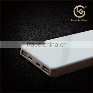 2016 Fashion Power Indicator Li Polymer 8000mAh Mobile Power Bank Portable Charger thumbnail-5