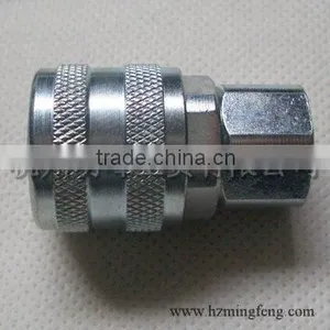 Steel Plated White Zinc America ARO Type Quick Coupler thumbnail-1