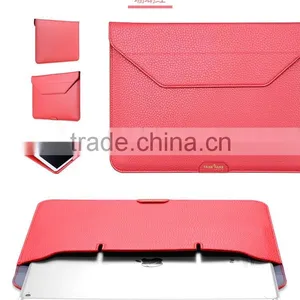 for IPad Pro 12.9 Inch Case Sleeve With Stand, Wallet Sleeve Case for Macbook 12 Inch, Ultrathin Carrying Bag With Stand thumbnail-4