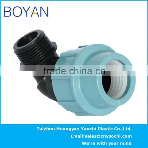BOYAN PP Compression Quick Pipe Fittings 90 Degree Male Elbow thumbnail-4