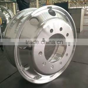 19.5 Aluminum Truck Wheels 19.5x6.75, Also Have Steel Truck Wheel Rims thumbnail-1