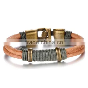 Wholesale Leather Bracelet Blanks Italian Clasp for Leather Bracelet in Stainless Steel Genius Leather thumbnail-1