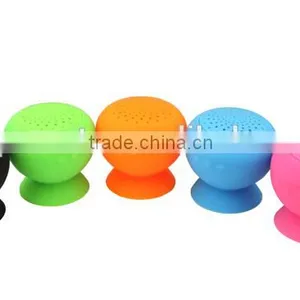 Portable Sucker Handfree Stereo Bluetooth Wireless Mini Speaker thumbnail-1