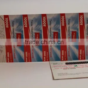 Paper Printed Prepaid Scratch Phone Cards thumbnail-1
