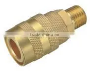 Milton Brass Quick Male Coupler, Pipe Fitting Coupling Connector thumbnail-1