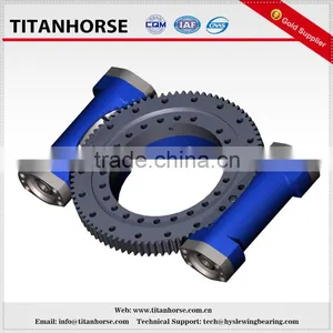 Double-worm Slewing Drive With Electric Hydraulic and AC Motor thumbnail-3