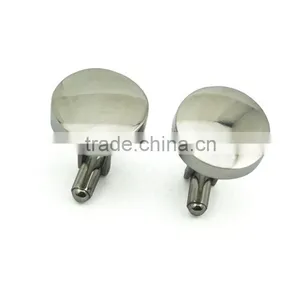 Steel Custom Made Cufflinks Blank Make Custom Cufflinks thumbnail-4