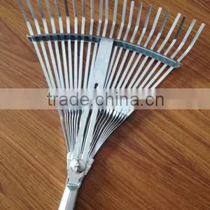 CX0510L Wooden Handle Heavy Duty Garden Steel Rake thumbnail-3