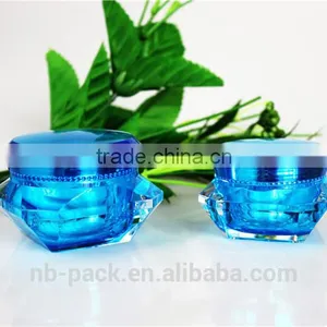 Diamond Clear Cream Acrylic Jar With Acrylic Material thumbnail-1