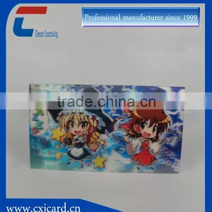 High Quality Printing Advertising Laser Cutting 3D Lenticular Card thumbnail-4