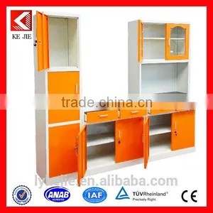 Hot-selling Design Kitchen Stainless Steel Cabinet Shelves Marble Top Kitchen Cabinet thumbnail-1