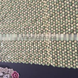 Multicoloured Fancy Floral Embroidery Fabric thumbnail-1