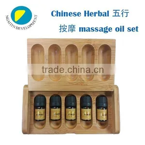 Chinese Herbal Ingredient Body Massage Oils Gift Set for Body Care thumbnail-1