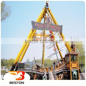 Outdoor Amusement Swing Rides Viking Ship Ride Trailer Mounted for Sale thumbnail-4