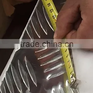 Anti-rust Alloy 5754 5083 5052 Aluminum Checkered Plate for Truck Floor thumbnail-1