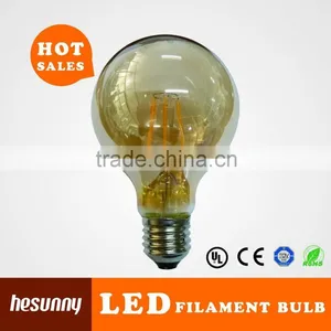 LED Christmas Light CE EMC LVD RoHS 6W G80 Filament Led Bulb thumbnail-1
