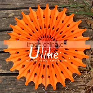 Popular Tissue Paper Fans Ceiling Decoration Inflatable Helicopter Party Decoration thumbnail-5