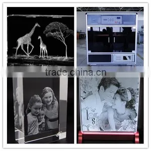 Multiple Technical Larger Size Green Beam Inside Crystal 3D Laser Photo Machine thumbnail-1