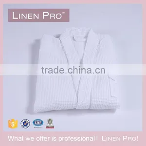 LinenPro Wholesale 5 Star Hotel Bath Robe Kimono Satin Robe thumbnail-3