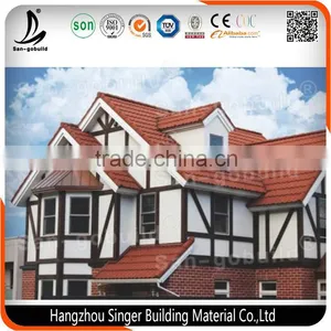 Zhejiang Roofing Materials Factory High Quality Stone Coated Metal Roof Tile thumbnail-5