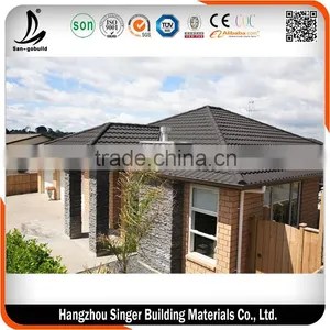 SGB Durable 50 Years Stone Coated Metal Roof Tiles In Uganda thumbnail-3