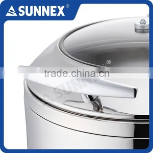 SUNNEX Specialized Luxury Mirror Polished 304 Cover 10 Litre Electric Soup Station thumbnail-4