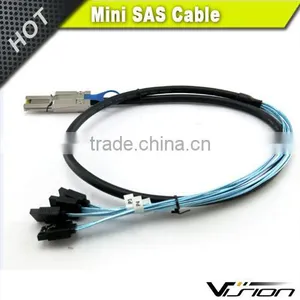 Best Price 1m Mini SAS SFF8088 26pin to 4xSATA 7pin Cable thumbnail-1