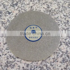 Diamond Coated 6 Inch Flat Lap Wheel Lapidary Lapping Polishing Disc Lapidary Tools Jade Agate Amethyst Stone Tourmaline Opal thumbnail-1