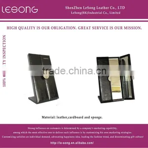 Special Design Leather Cosmetic Sheet Glass Mirror thumbnail-1