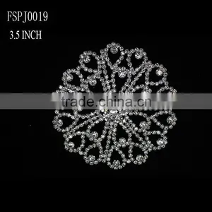 2015 Wedding Dress Crystal Rhinstone Applique for Bridal thumbnail-1