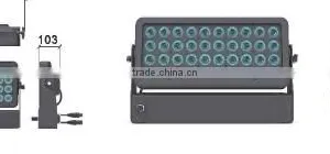 High Power 40x10W 400W RGBW 4in1 Outdoor Wireless LED Flood Light thumbnail-3