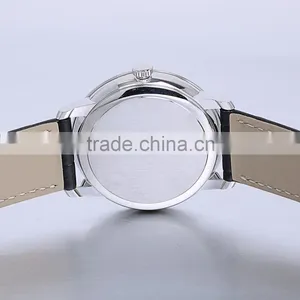 New Simple Leather Band Watches Men Luxury Brand thumbnail-4