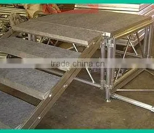Stage Euipment Factory Aluminum Stage With Stair thumbnail-1