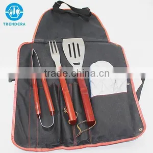 Best Wholesale Bbq Apron With Grill Tools Set Package thumbnail-3