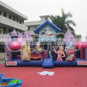 Hot Sale Princess Inflatable Castle Obstacle Course for Sale, Kids Inflatable Obstacle Games thumbnail-3