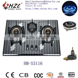 2016 European Heavy Cast Iron 3 Burner Gas Stove thumbnail-6