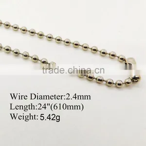 High Quality Electroplating Iron Bead Chain thumbnail-1