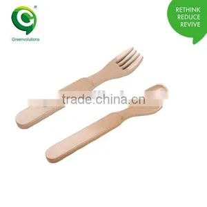 Hot Sale Rice Husk Wedding Spoon And Fork Set thumbnail-1