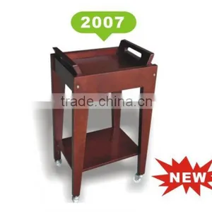 2007 Hand Trolley Hair Salon Trolley Wood Beauty Salon Trolley Cart Salon Trolley thumbnail-1